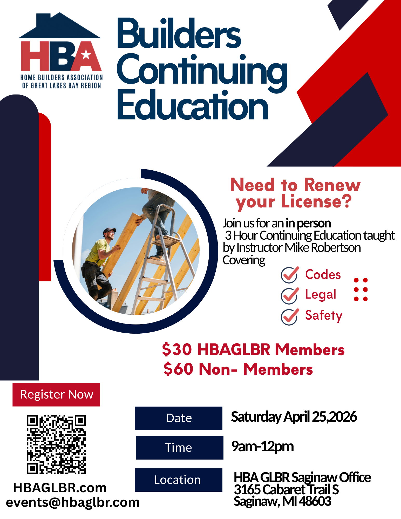 Continuing Education Course Flyer