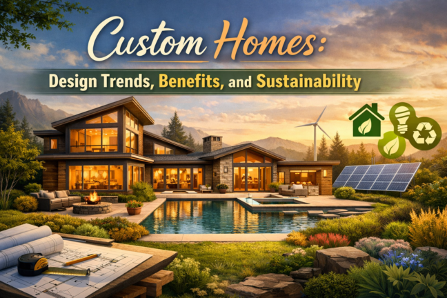 Custom Homes Designs Trends Benefits and Sustainability