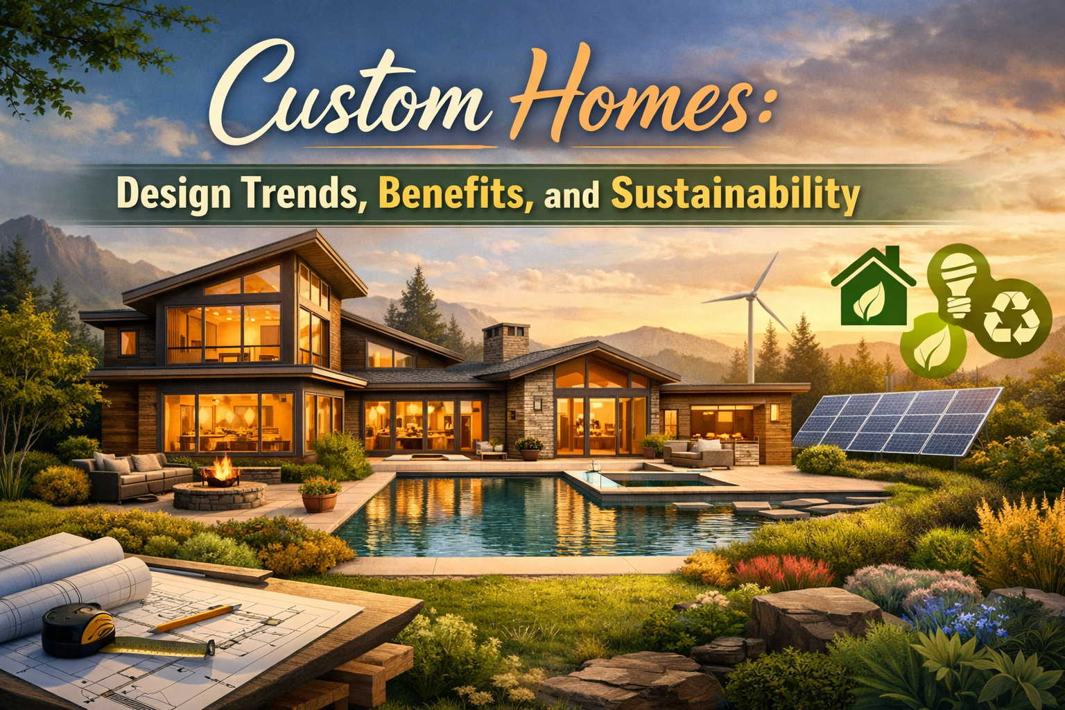 Custom Homes Designs Trends Benefits and Sustainability