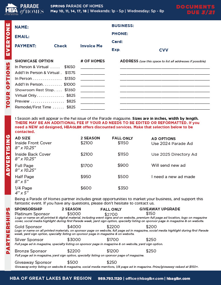 parade of homes hba member registration page 1