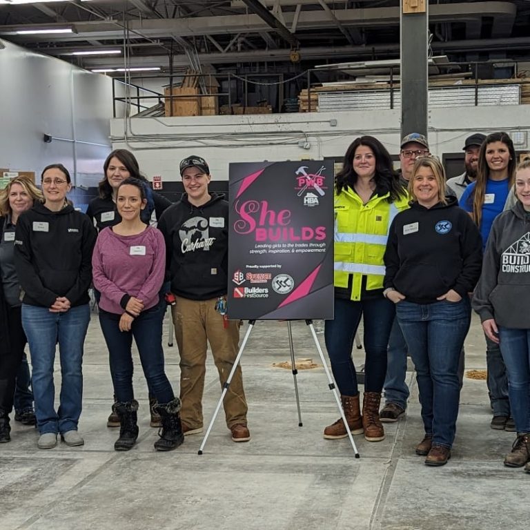 she builds volunteers